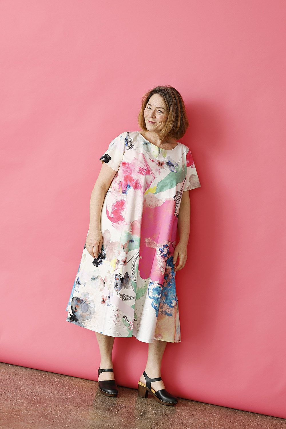 Mc970c-pi25-charlotte-kjole-A-sihulet-signe-kejlbo-grafisk-print -6