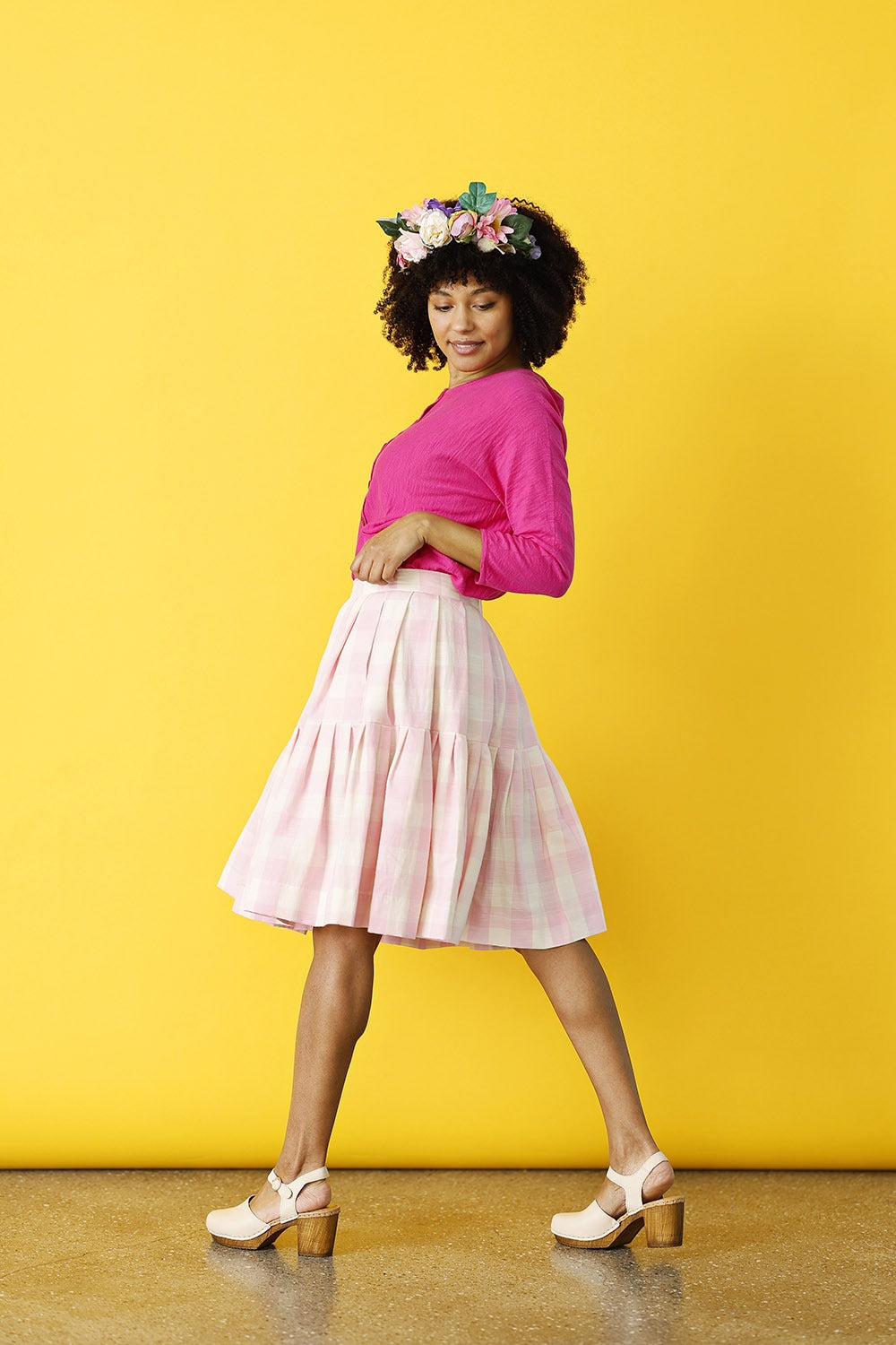 barbara skirt-september20-lyserød-ternet-nederdel-4