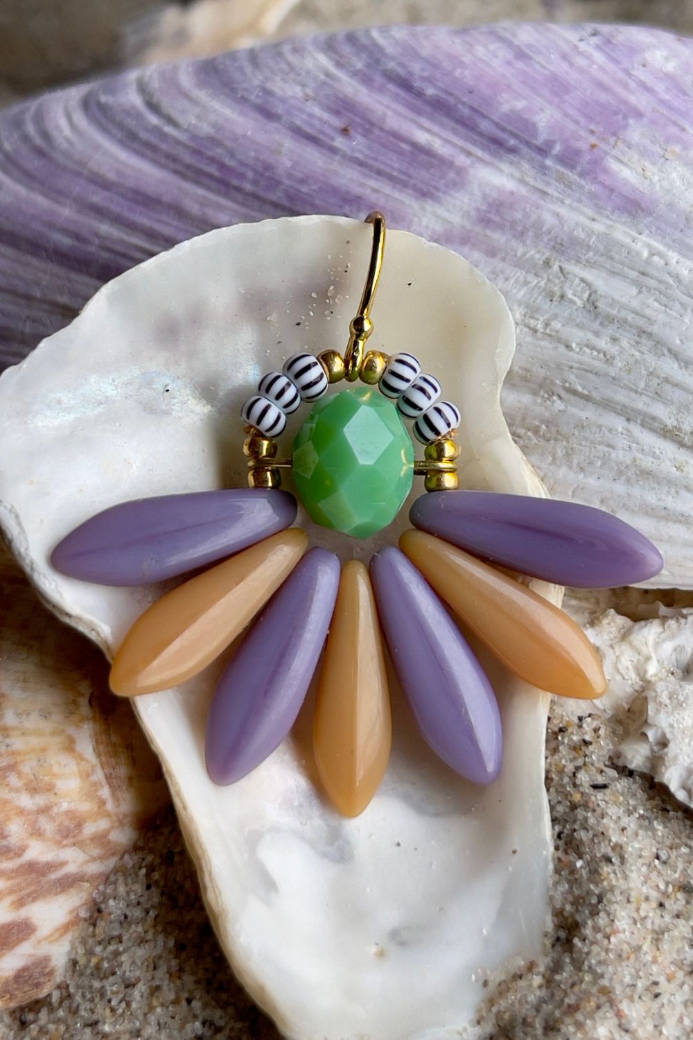 big-flower-earrings-summer-green-lavendel-øreringe-accessories