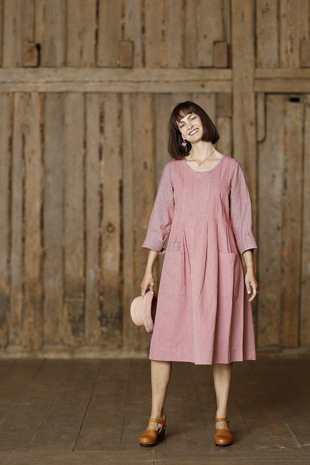 mc794c-red-stripe-dress-with-pleas-mcverdi-7