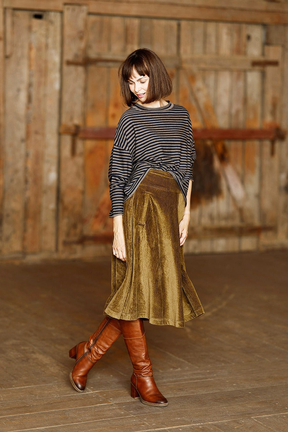 mc987h-golden-skirt-corduroy-mcverdi-fløjlsnederdel-2