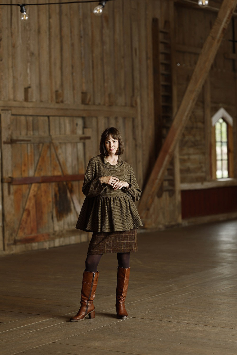 Vimeo_mc988a-blouse-curry-yellow-mcverdi-wool-checkered-blouse-3