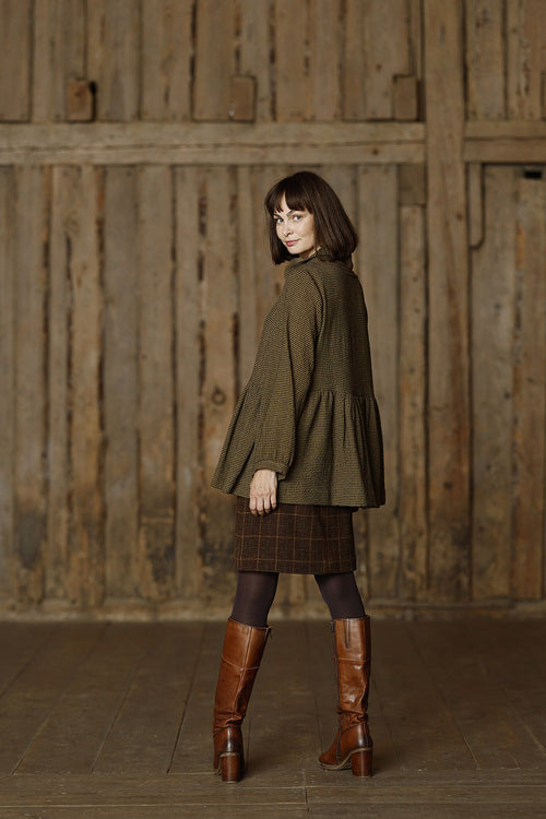 mc988a-blouse-curry-yellow-mcverdi-wool-checkered-blouse