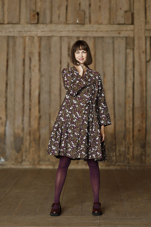 mc992c-jacquard-dress-slå-om-blomstret-kjole-mcverdi-6