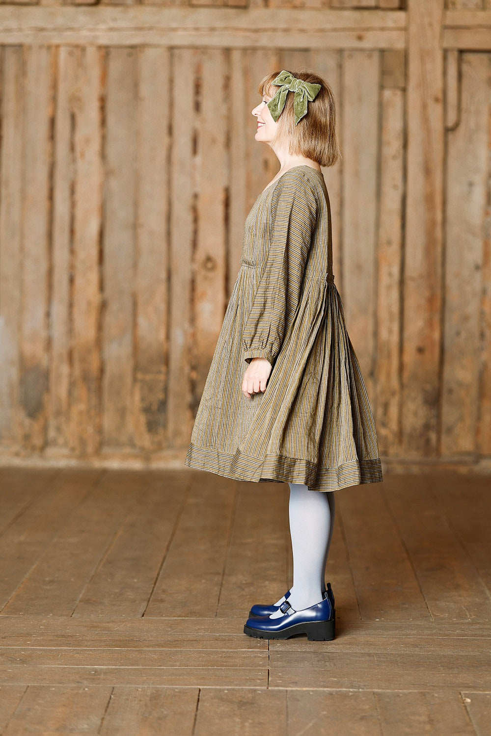 mc995a-brown-striped-linen-dress-mcverdi-hørkjole-3