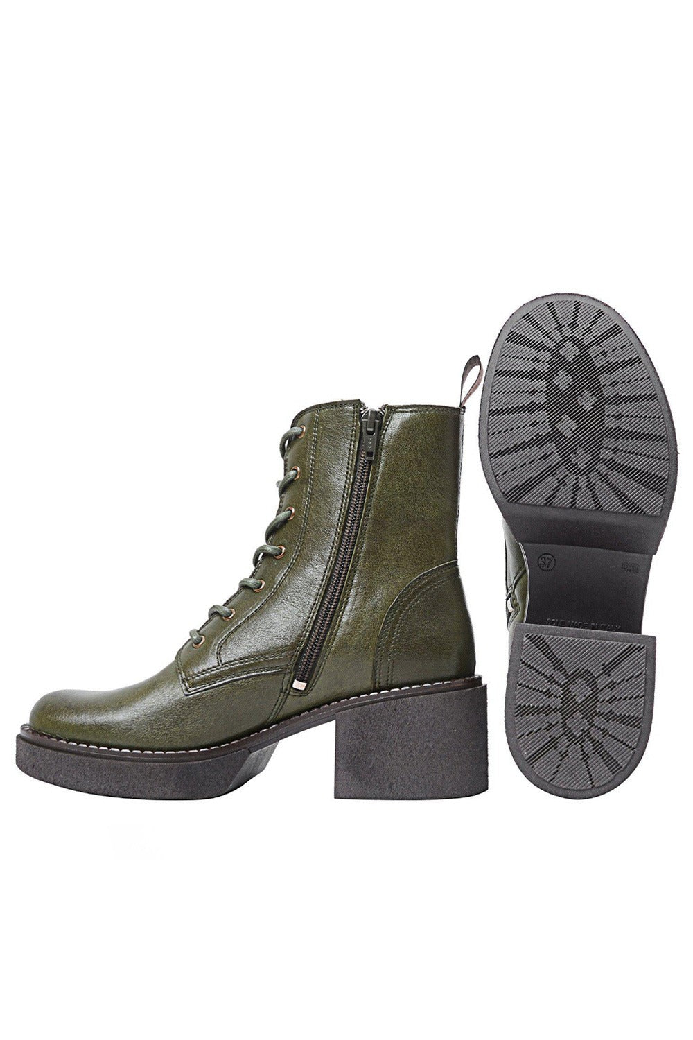 SELMA-støvle-høj-grøn-fra-ten-points-1