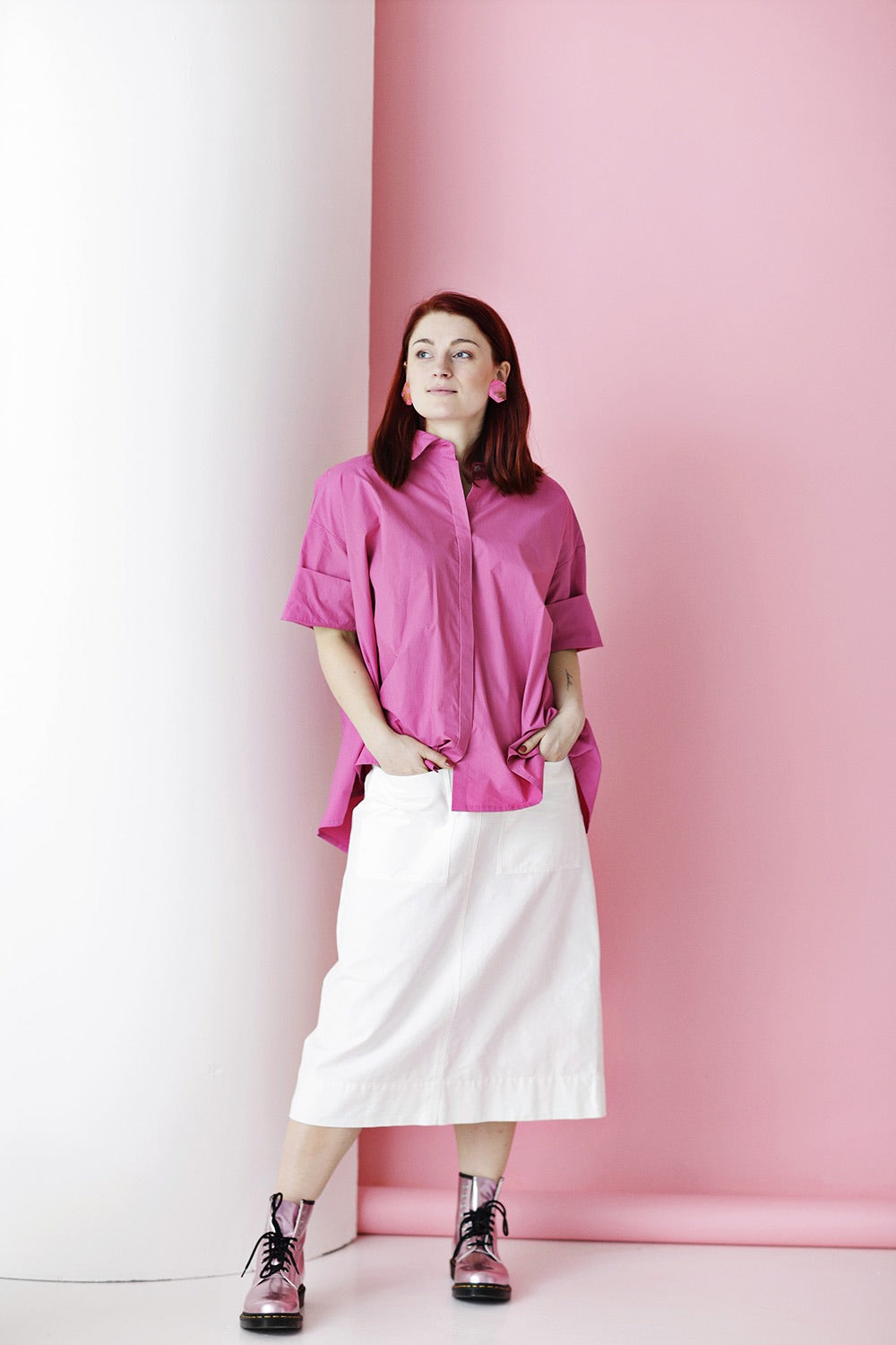 Mc763B-w-white-denim-skirt-cotton-bomuld-hvid-nederdel-McVERDI-2