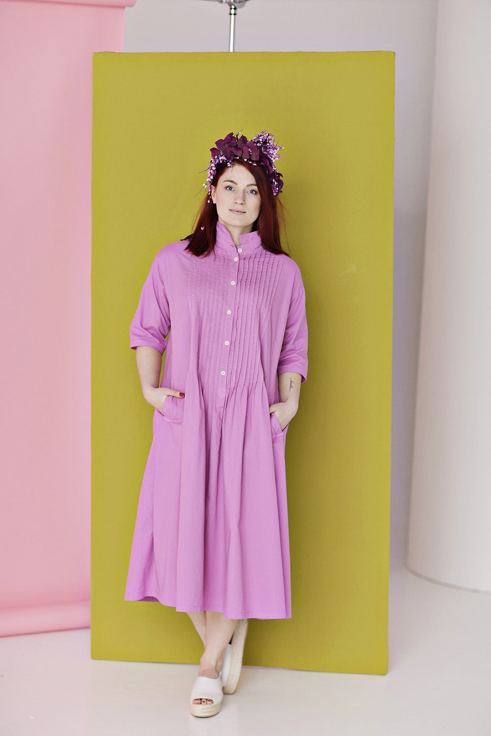 1061430-4212-pink-yaccomaricard-cotton-dress-skjortekjole-McVERDI-6