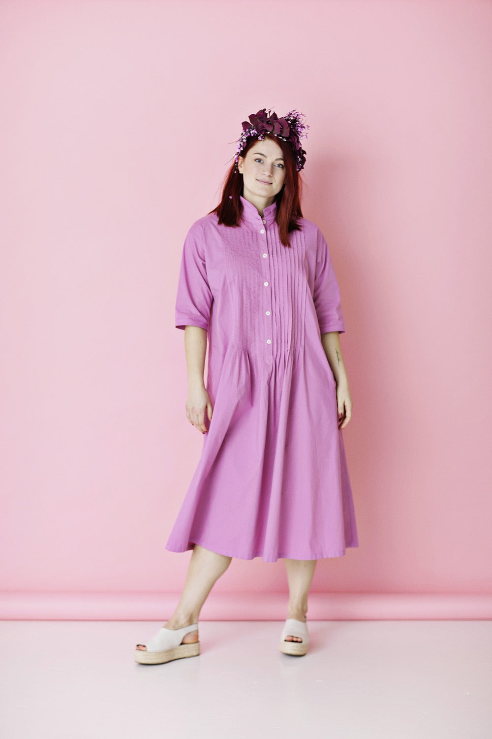 1061430-4212-pink-yaccomaricard-cotton-dress-skjortekjole-McVERDI-2