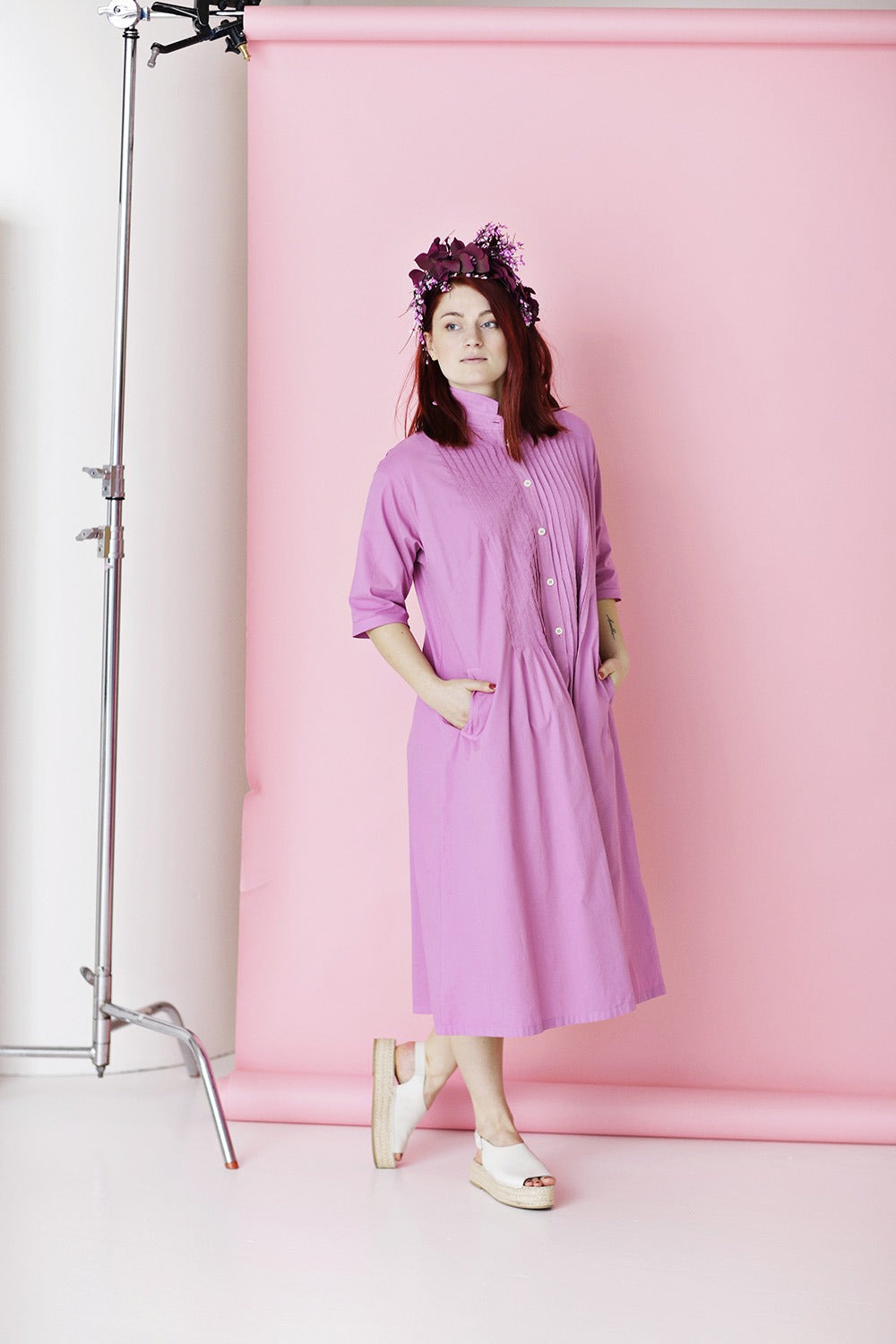 1061430-4212-pink-yaccomaricard-cotton-dress-skjortekjole-McVERDI-3