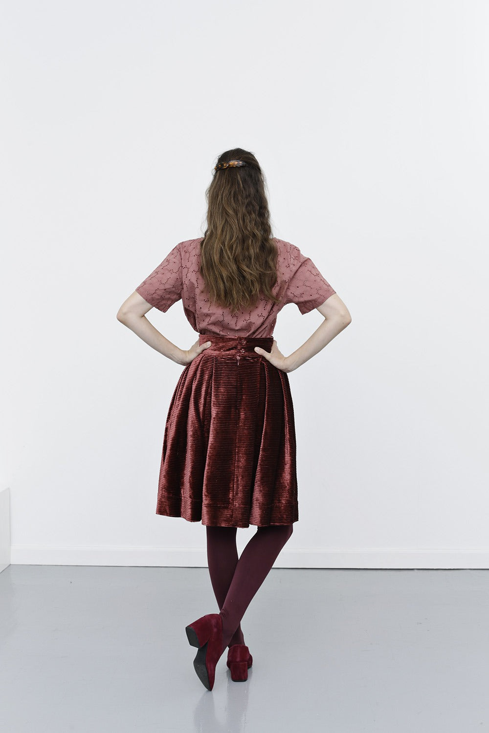 september20-julenederdel-fløjlsnederdel-rød nederdel-velvet-skirt-for-christmas-3