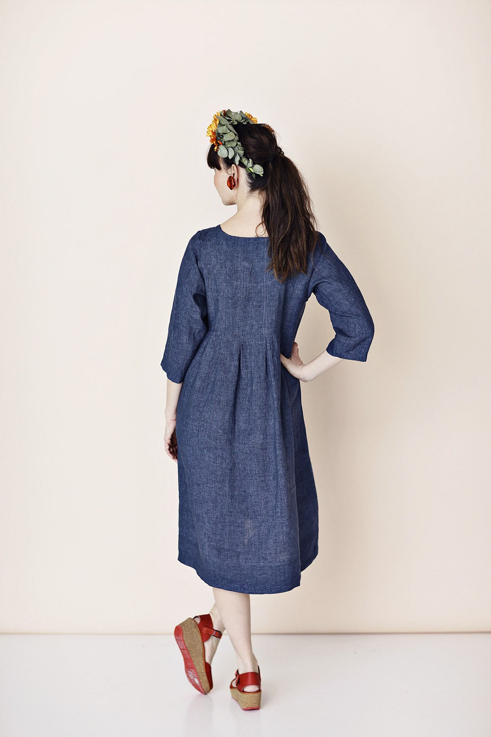 mc732e-db-denim-blue-dress-linen-yndlings-kjole-denim-blå-mcverdi-1