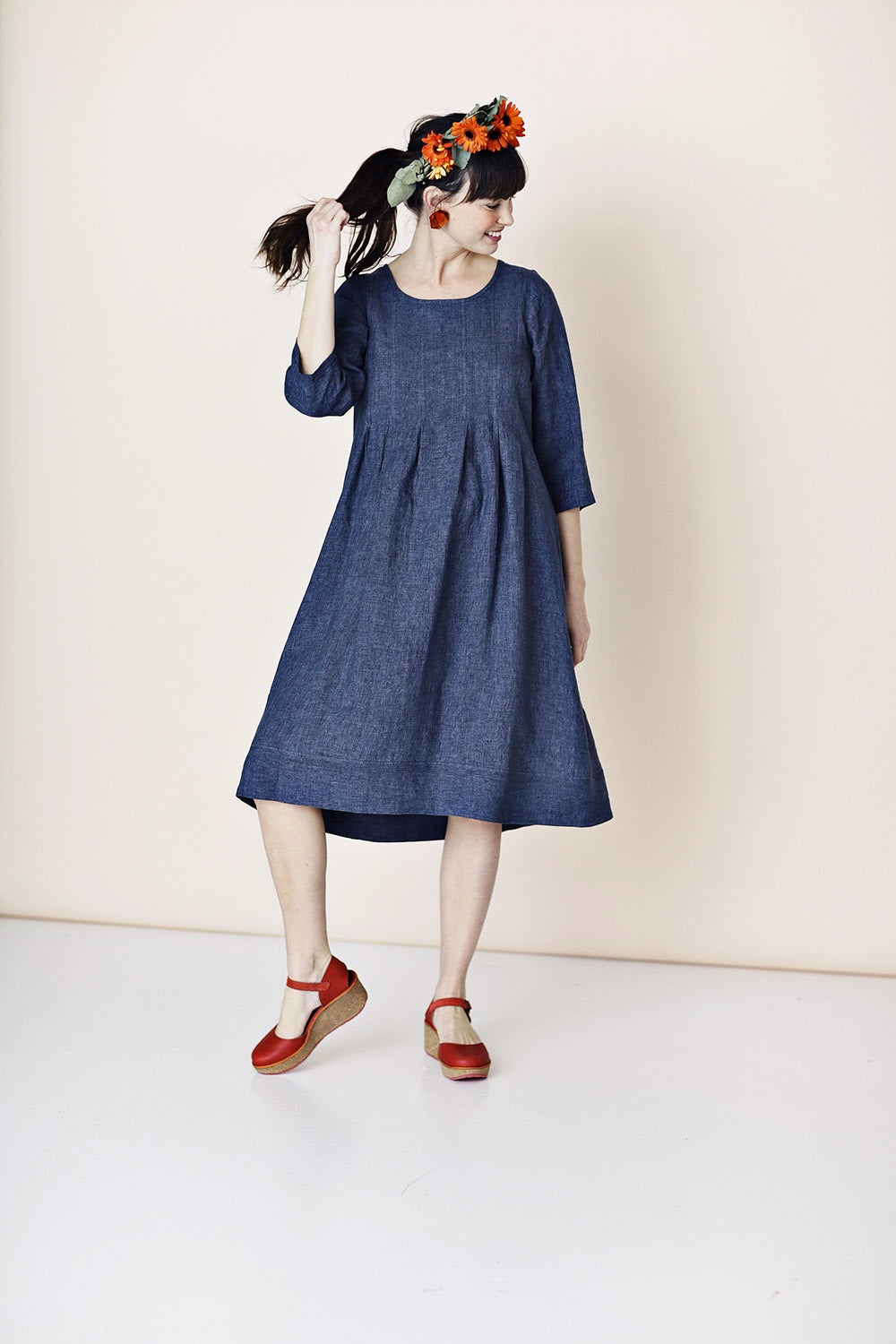 mc732e-db-denim-blue-dress-linen-yndlings-kjole-denim-blå-mcverdi-3