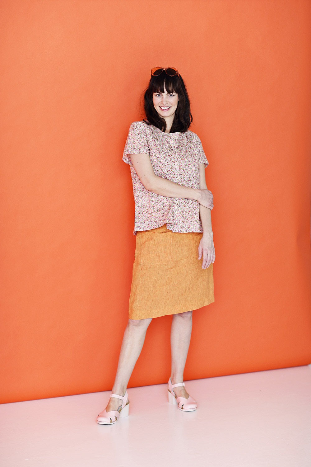 mc772g-so-solero-orange-linen-skirt-pockets-orange-hør-nederdel-lommer-mcverdi-3
