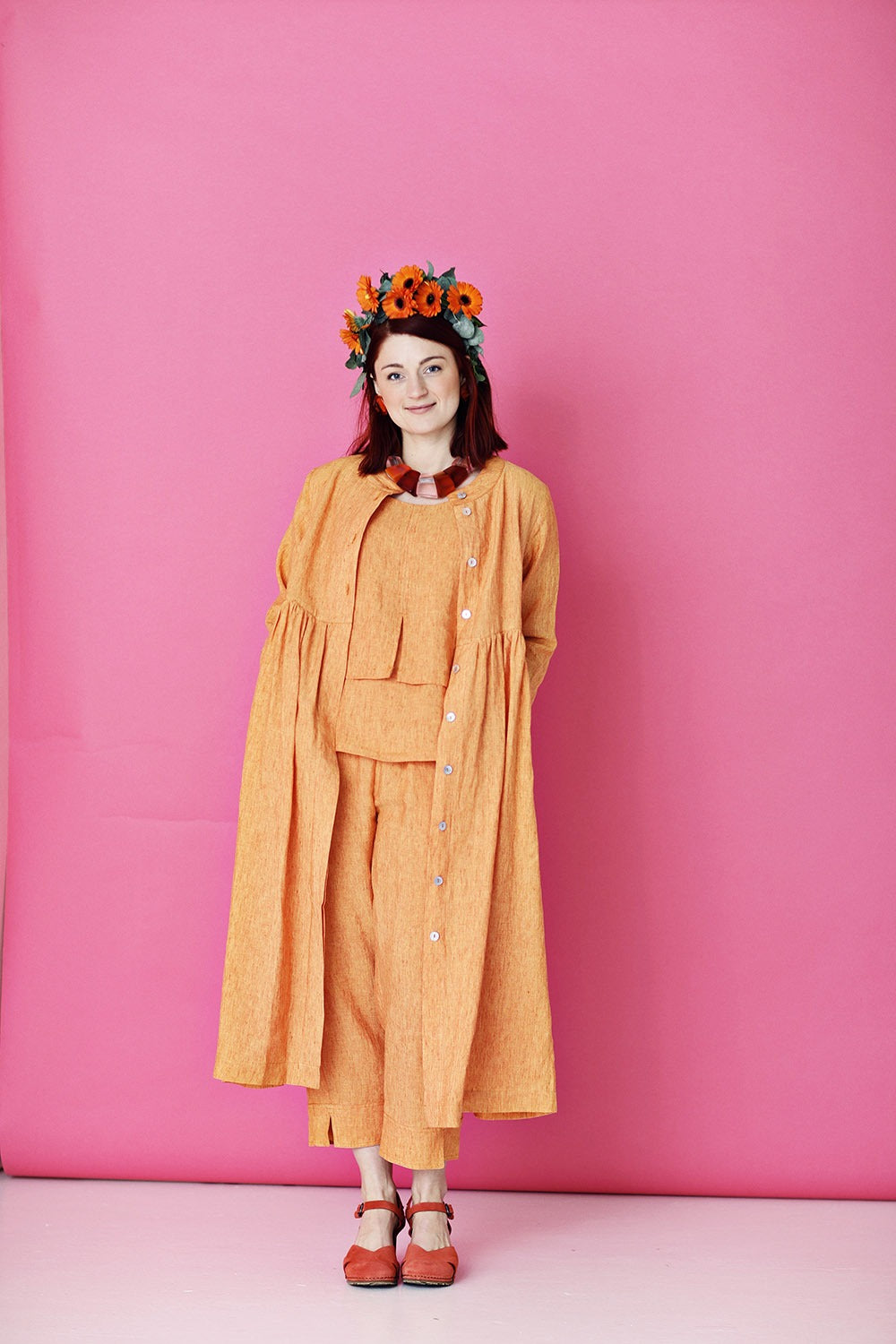 mc802d-so-solero-orange-linen-shirt-dress-orange-skjortekjole-hør-mcverdi-2