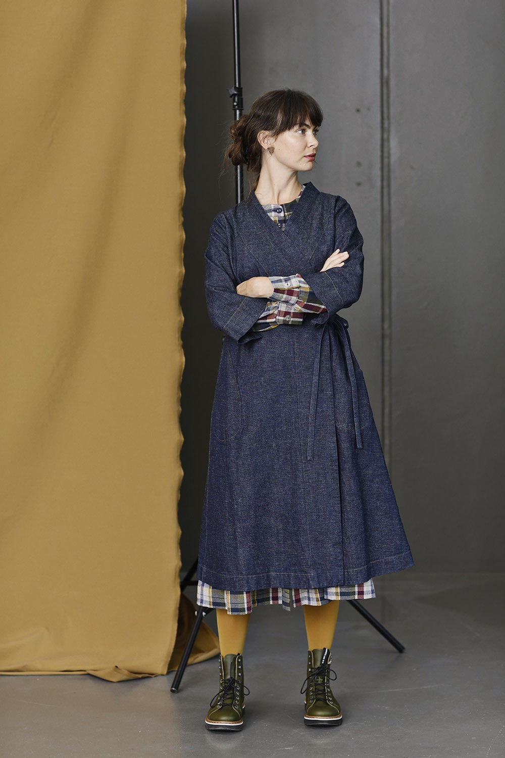 Mc794l-denim-dress-kjole-slå-om-wrap-over-dress-mcverdi-hemp-organic-cotton-b-1