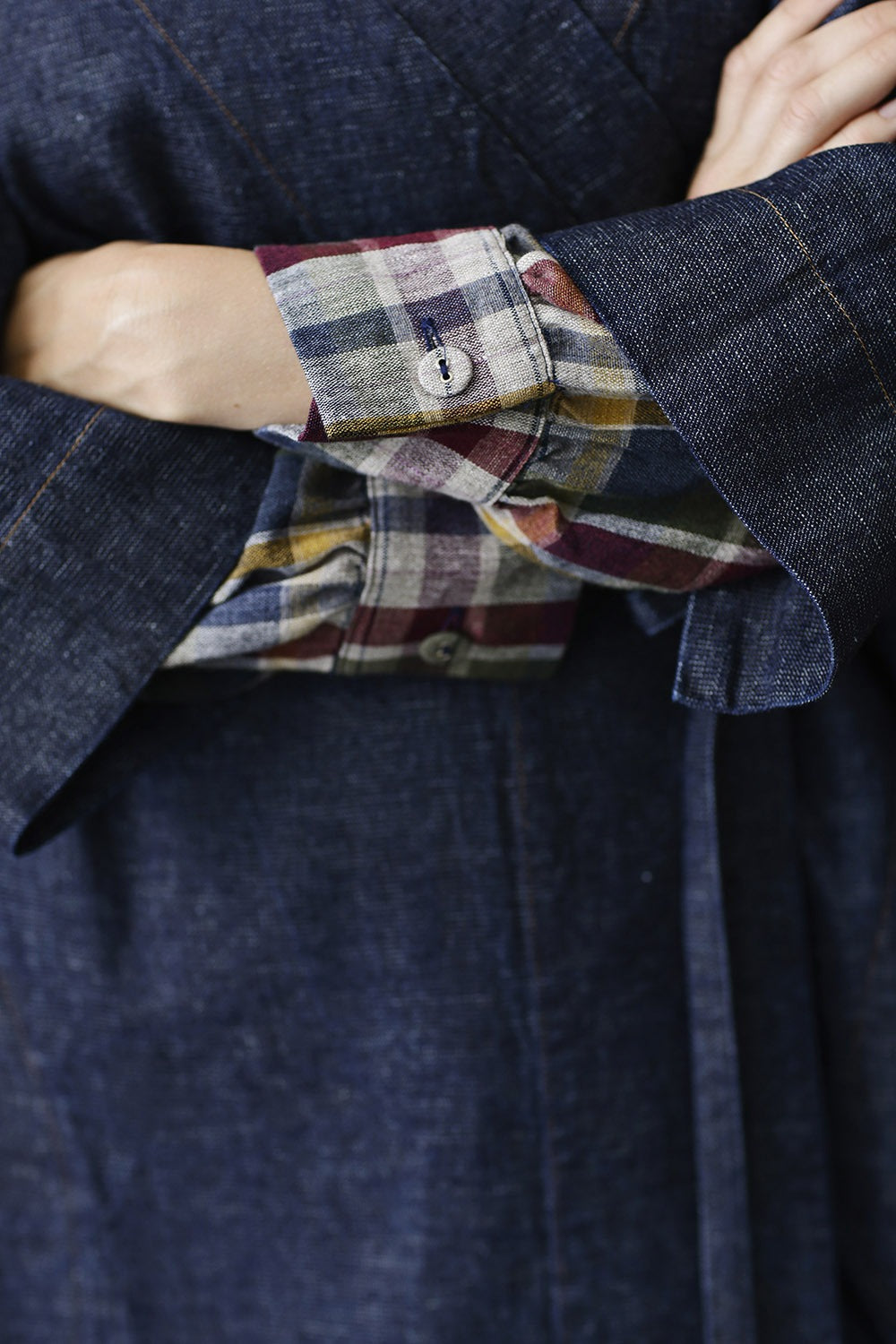 Mc794l-denim-dress-kjole-slå-om-wrap-over-dress-mcverdi-hemp-organic-cotton-4