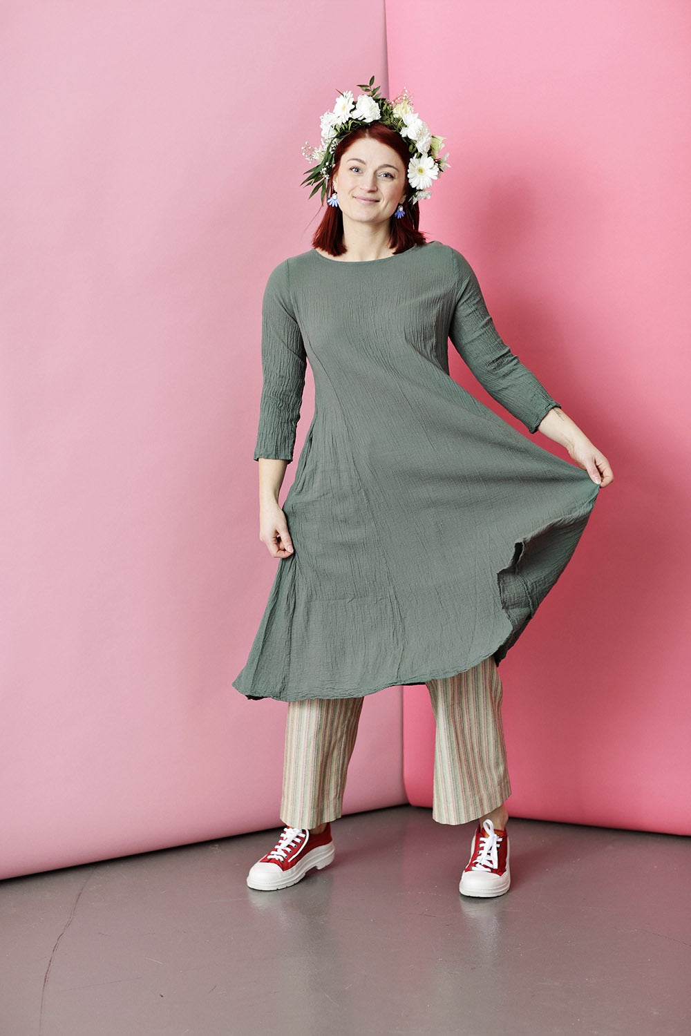 Identäter-1710302-0124-teich-grøn-privatsachen-bomuldskjole-green-dress-2