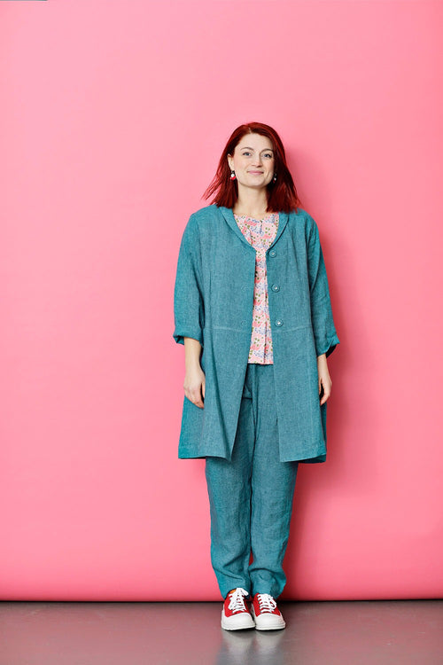 2-mc842d-bu-blue-shirt-linen-jacket-mcverdi-blå-hørjakke