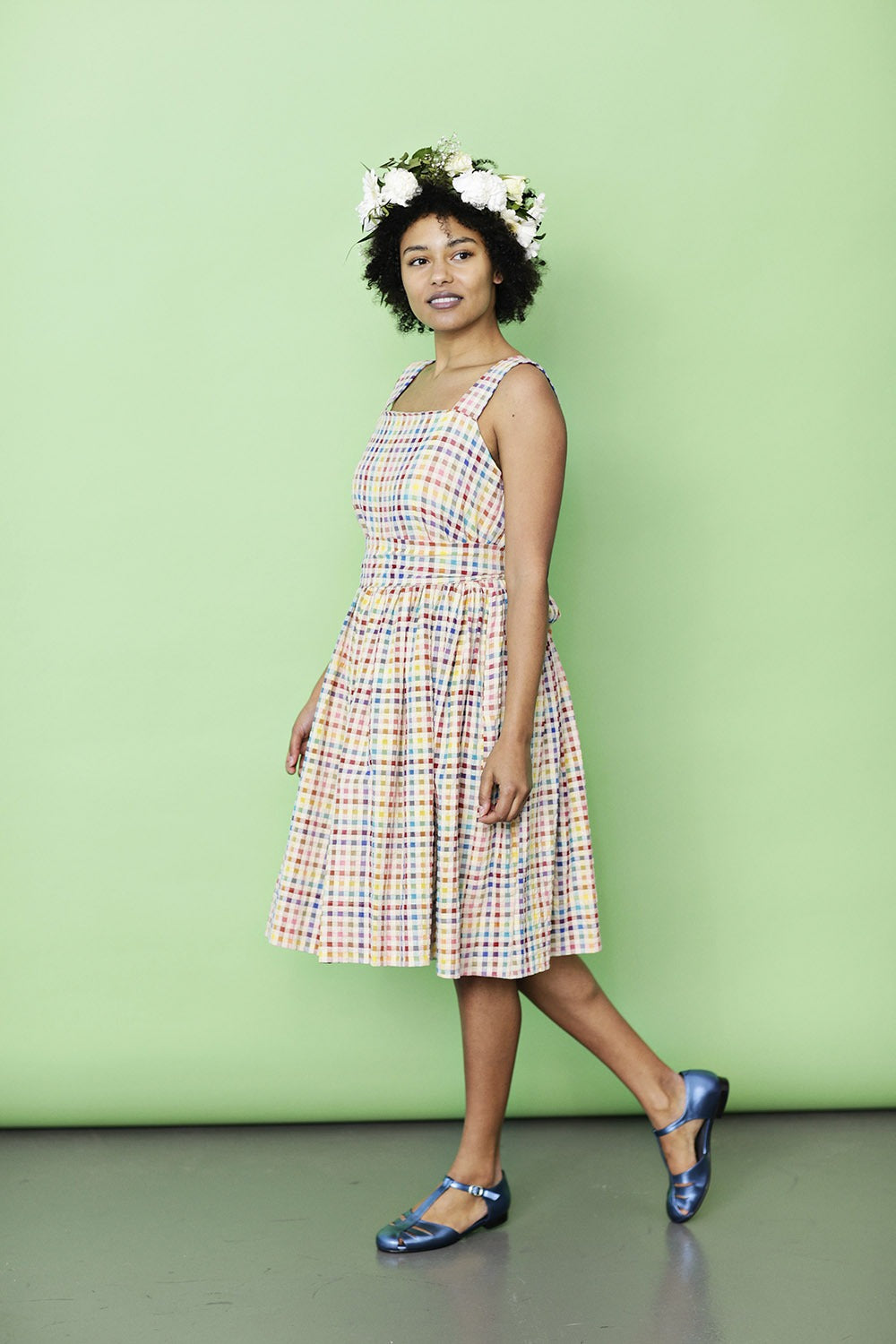 tivoli 3.0 dress checkered september20 cotton sommerkjole (5)