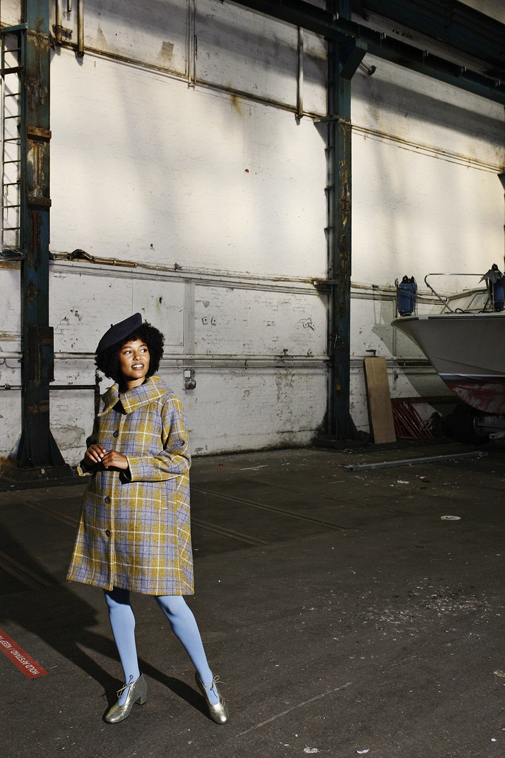 mc862a-multicolor-harris tweed coat for women-checkered-7