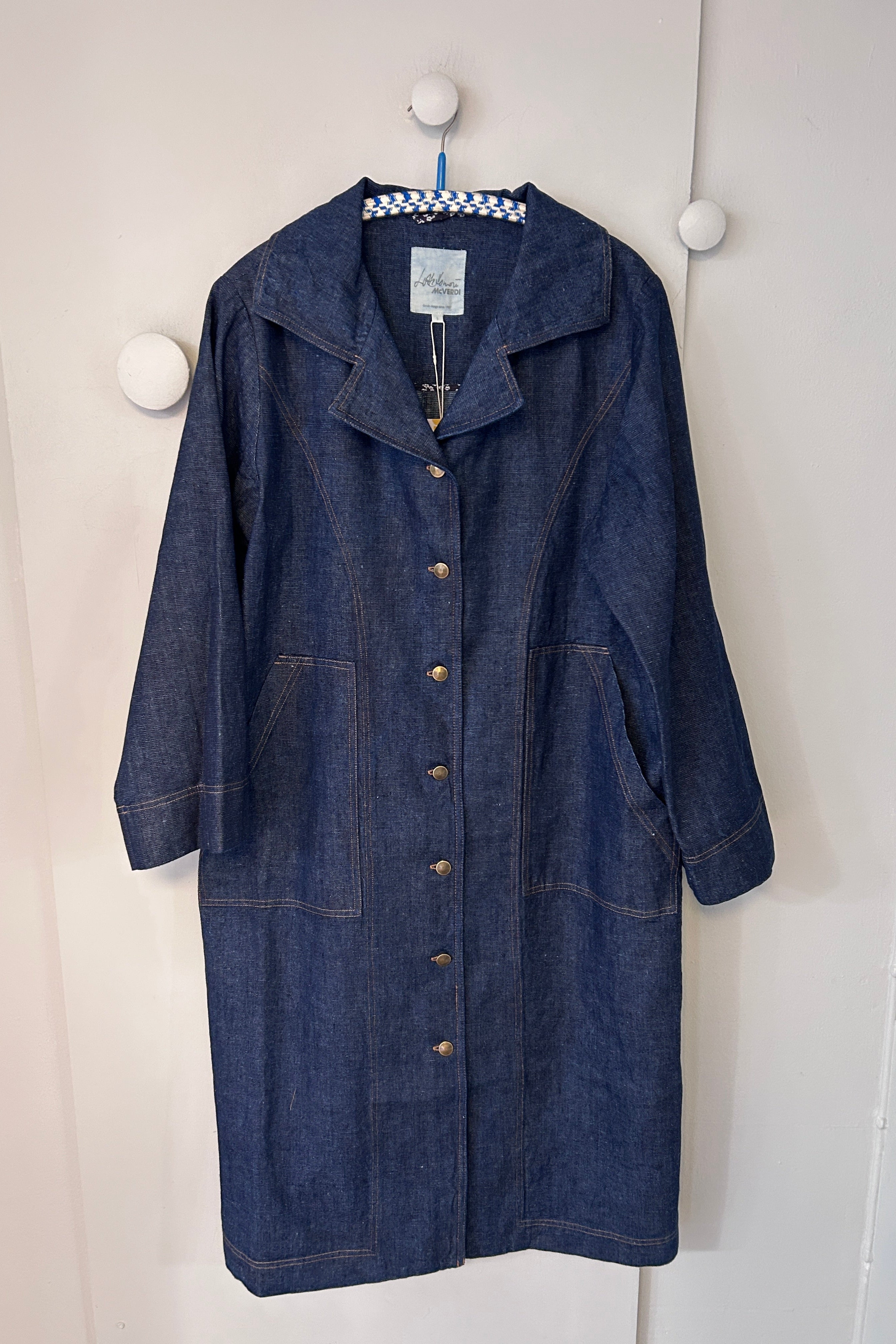 Frakke i denim