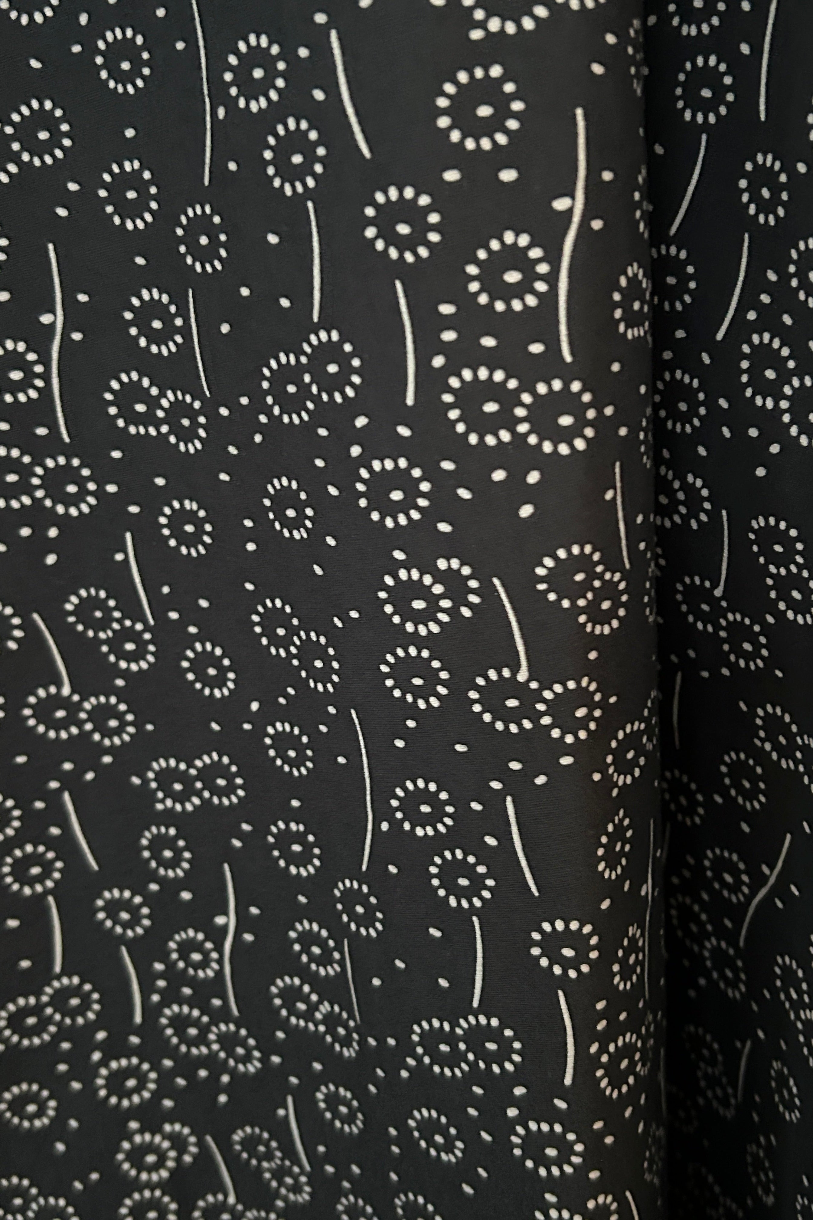 Black raincoat with cotton lining
