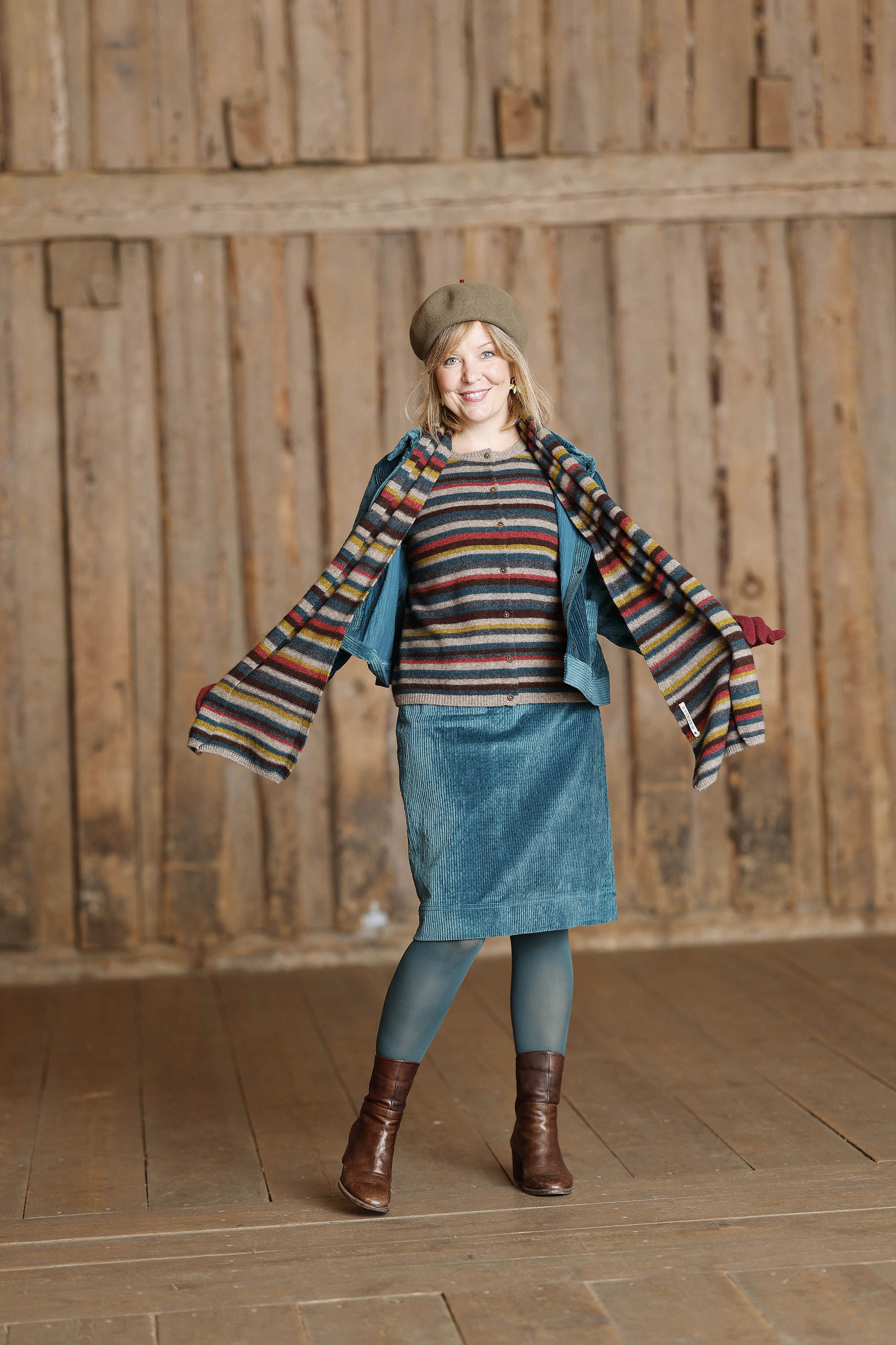 Striped scarf from Mansted