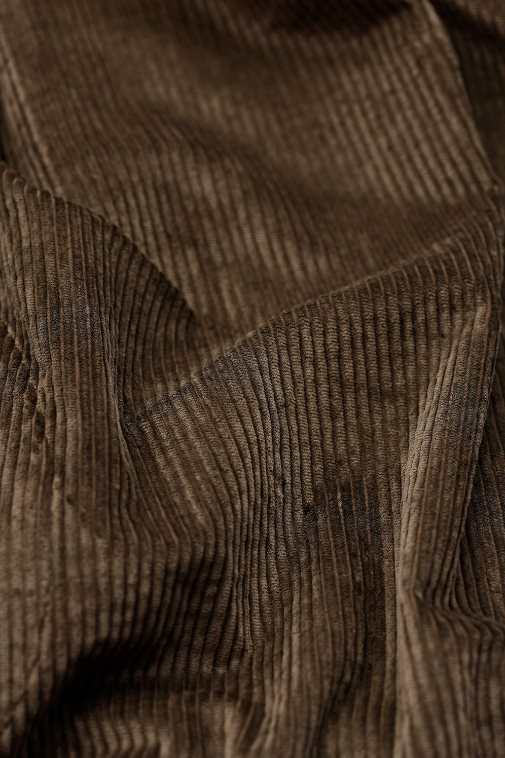 brown skirt in corduroy