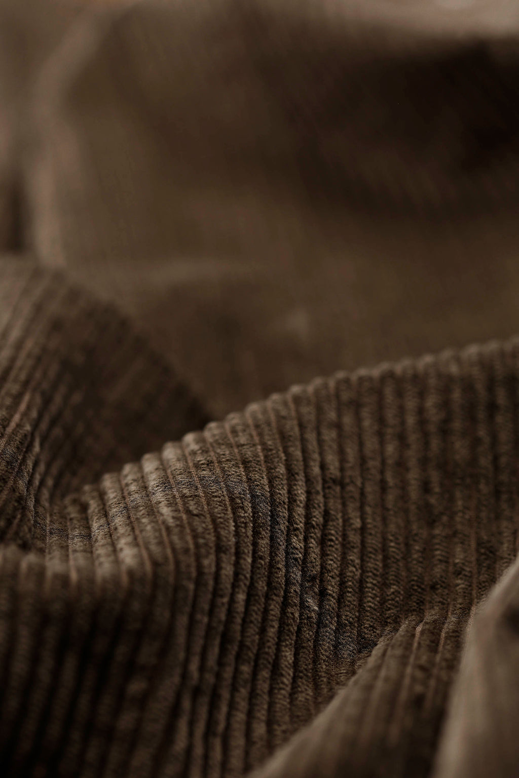 brown skirt in corduroy