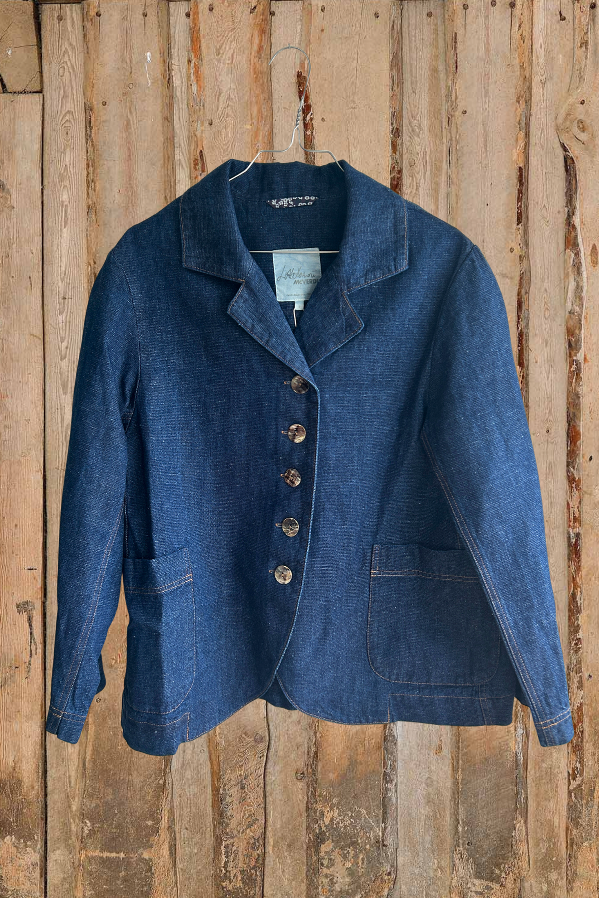 Denim blazer jakke