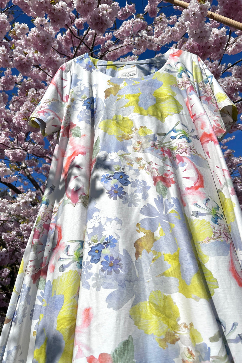 A-line dress with graphic Signe Kejlbo print