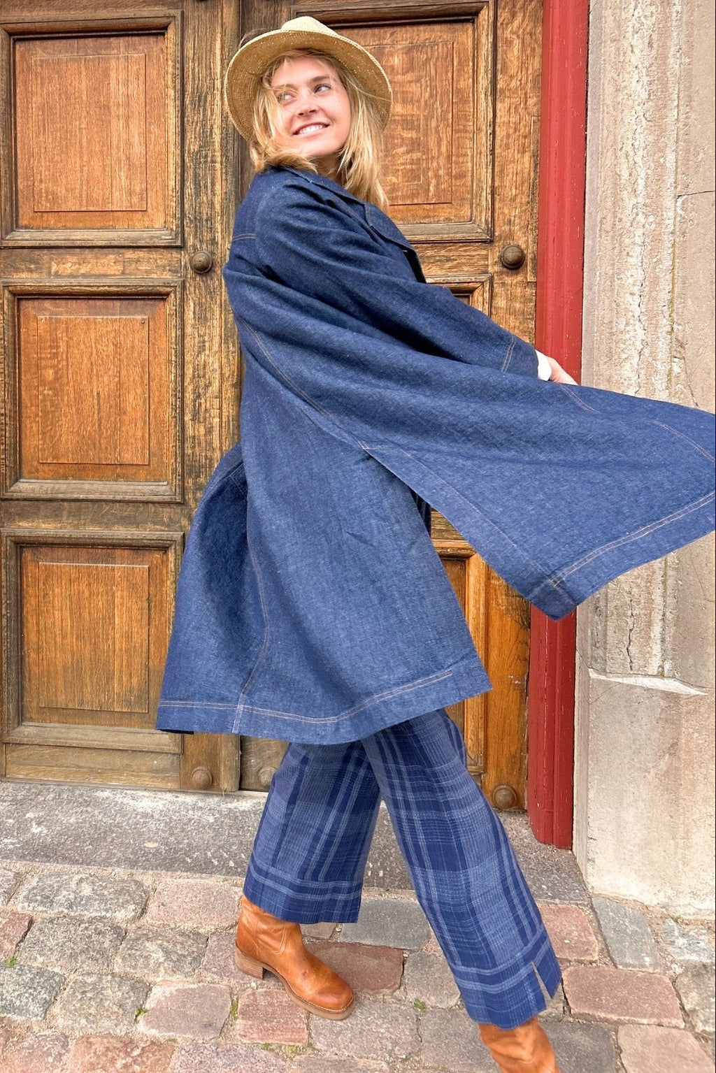 Denim coat