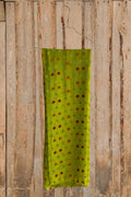 Yellow silk shawl with dots from privatsachen