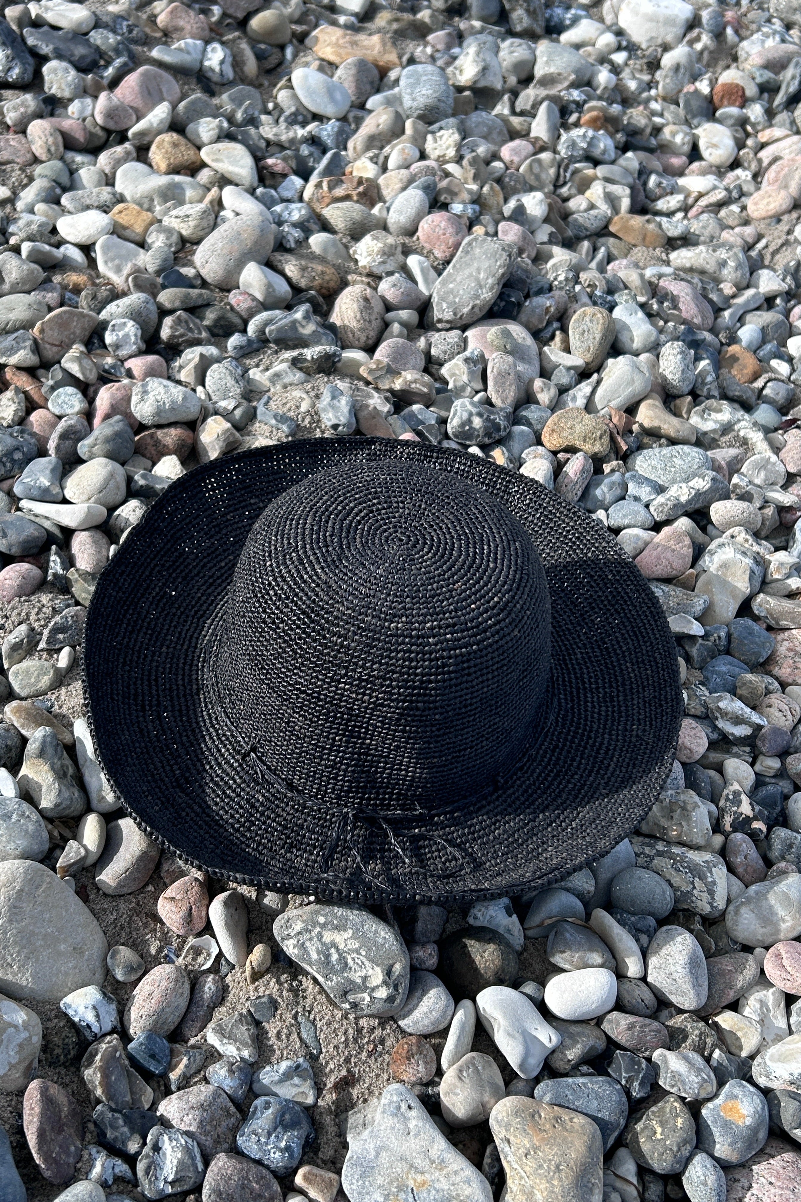 Beautiful black summer hat
