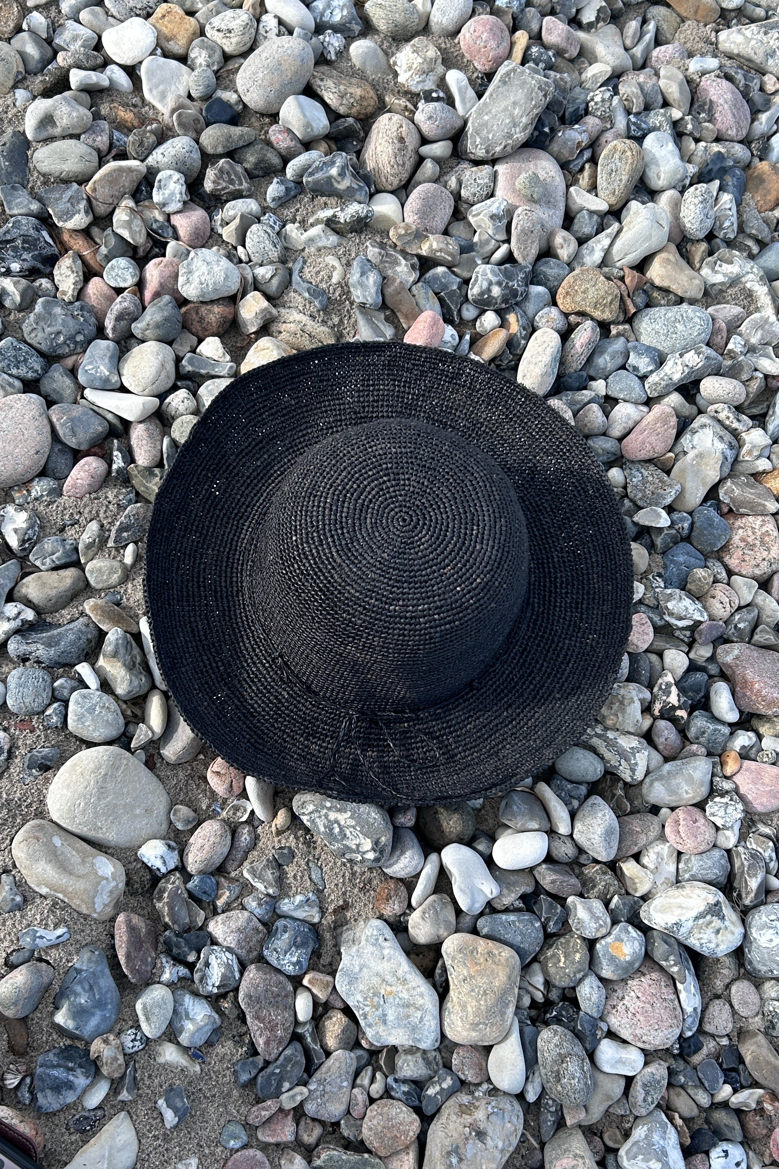Beautiful black summer hat