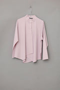 Rose YaccoMaricard shirt with asymmetrical fastening
