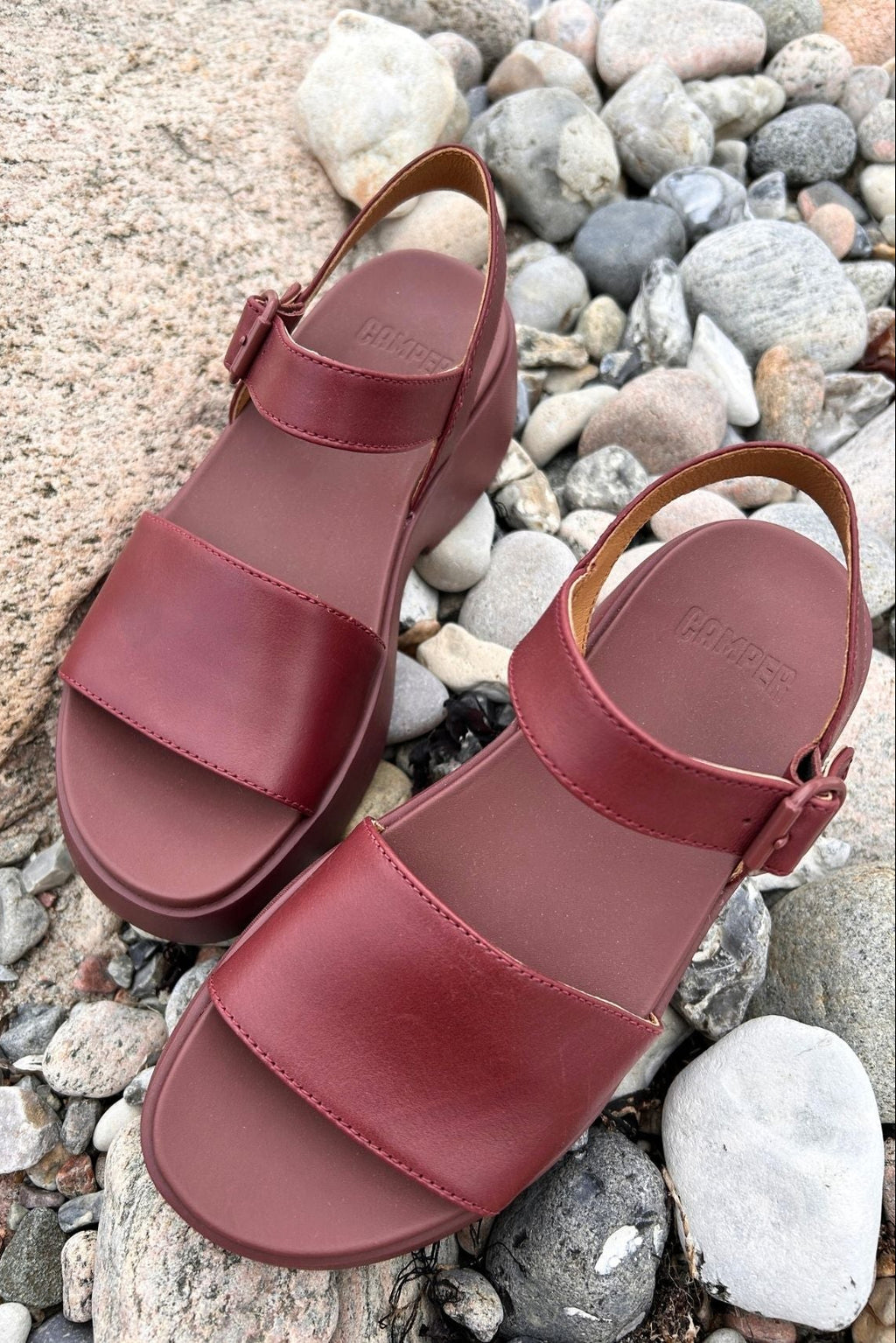 bordeaux sandals from camper. Spice up your outfit with a nice sandal from camper. – McVERDI