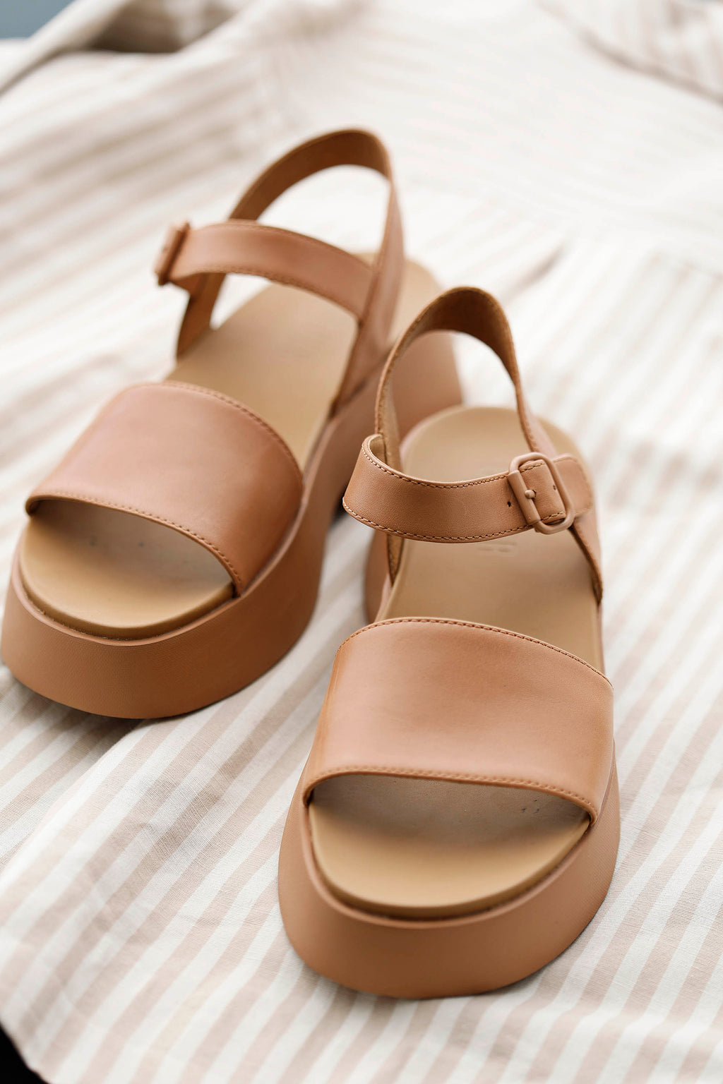 Chunky, brune sandaler fra Camper