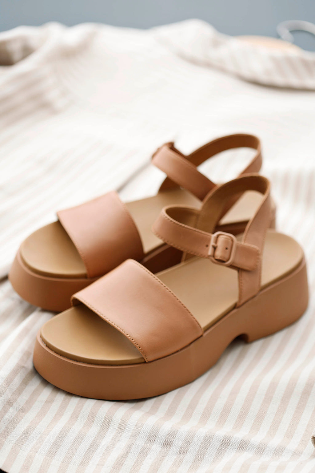 Chunky, brune sandaler fra Camper