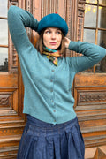 emerald farvet cardigan från Mansted