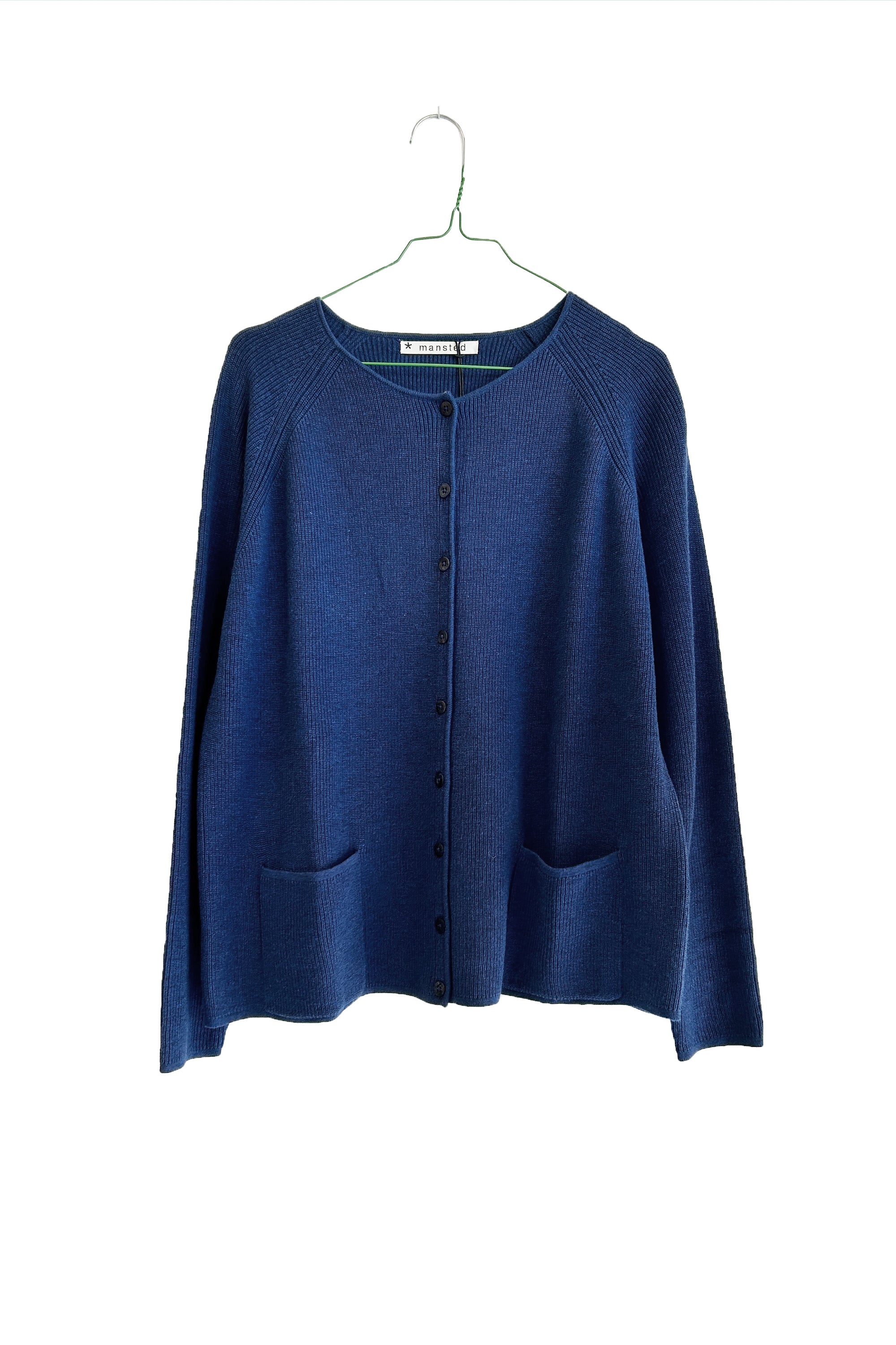 Blue cardigan from Mansted