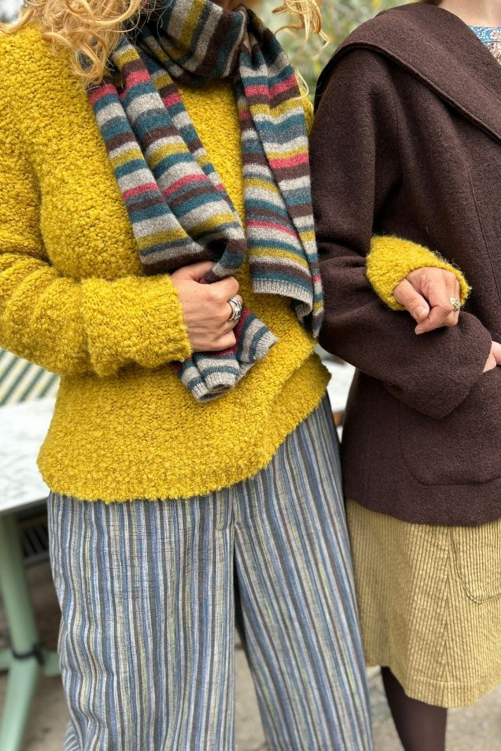 PRE-ORDER!!!! Mustard yellow wool sweater from Mansted