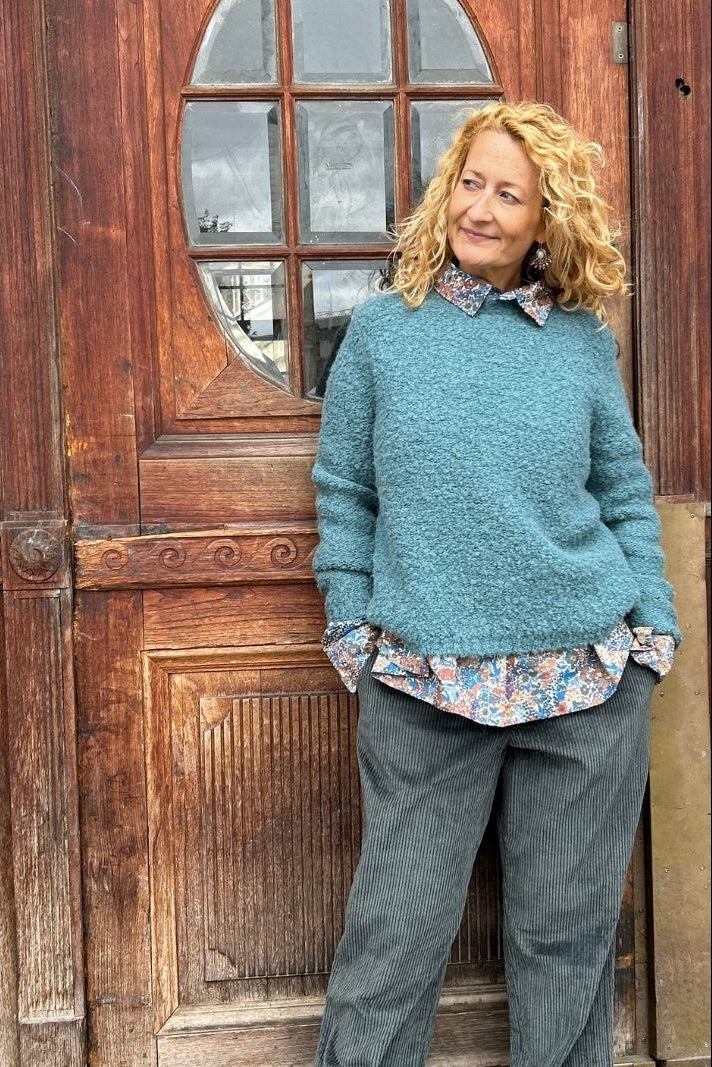 PRE-ORDER!!!! Emerald wool sweater from Mansted