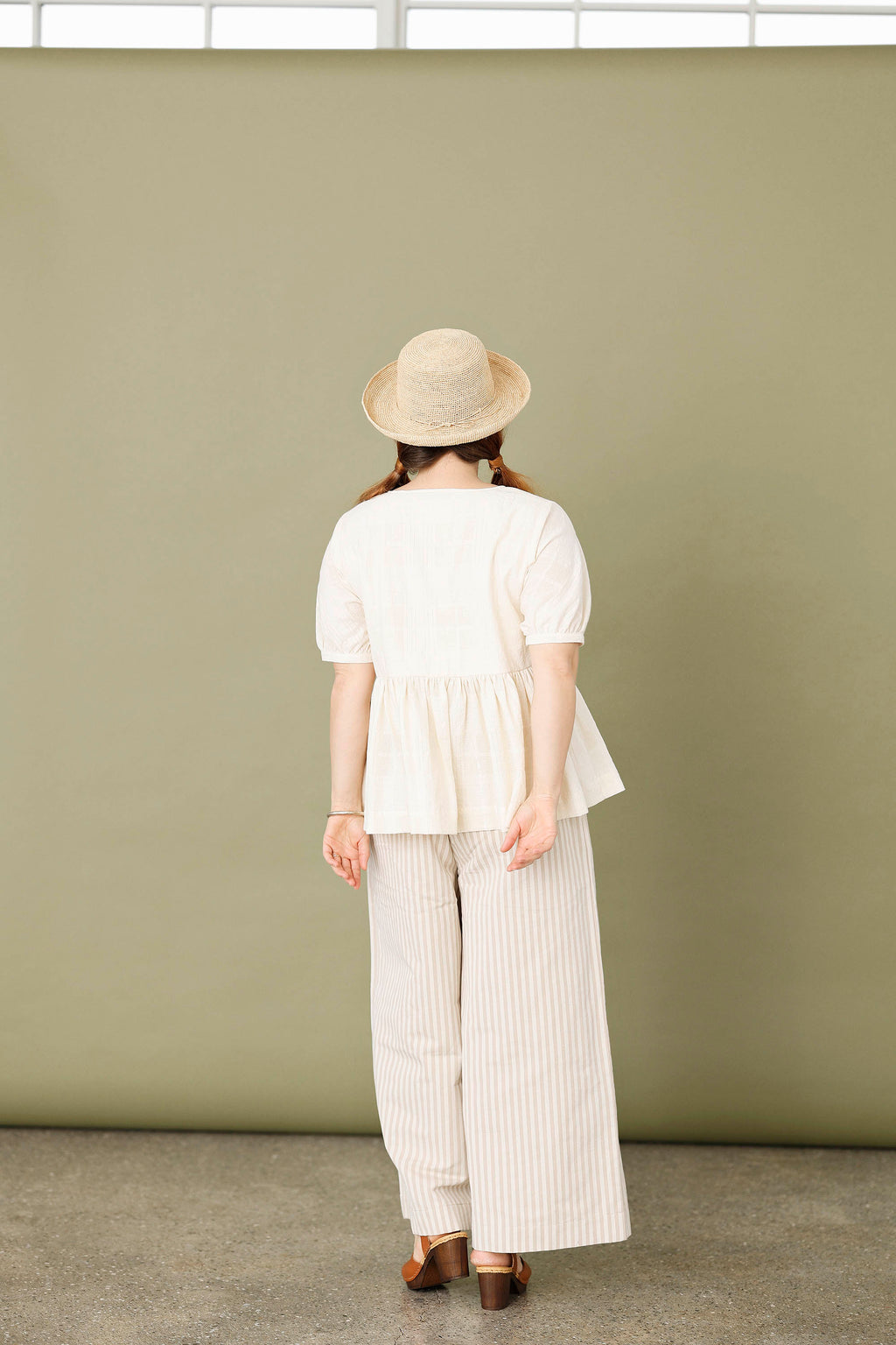 Cute little white cotton blouse