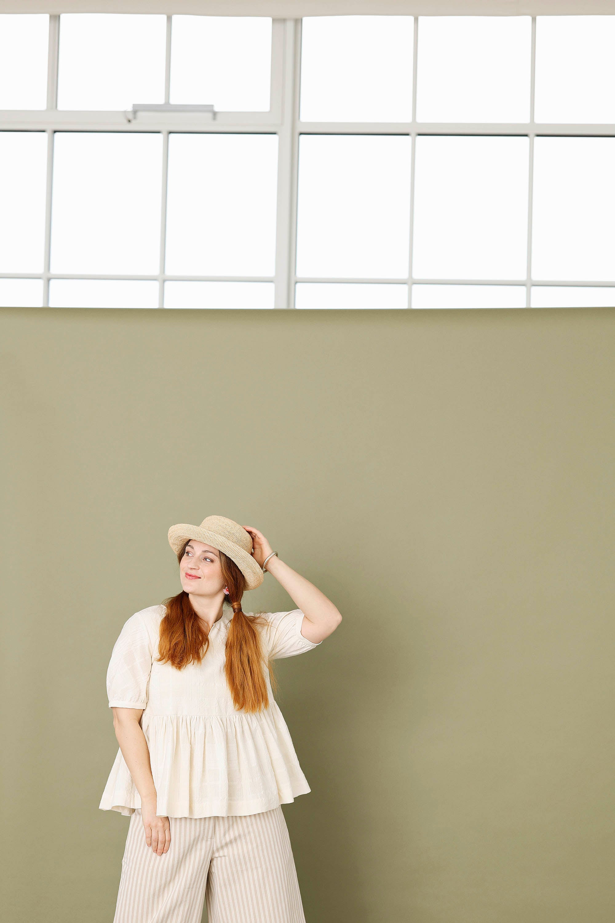 Cute little white cotton blouse