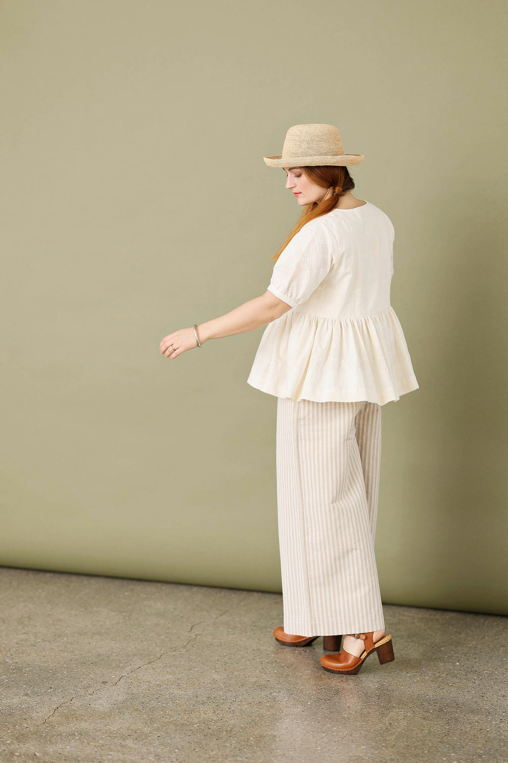 Cute little white cotton blouse