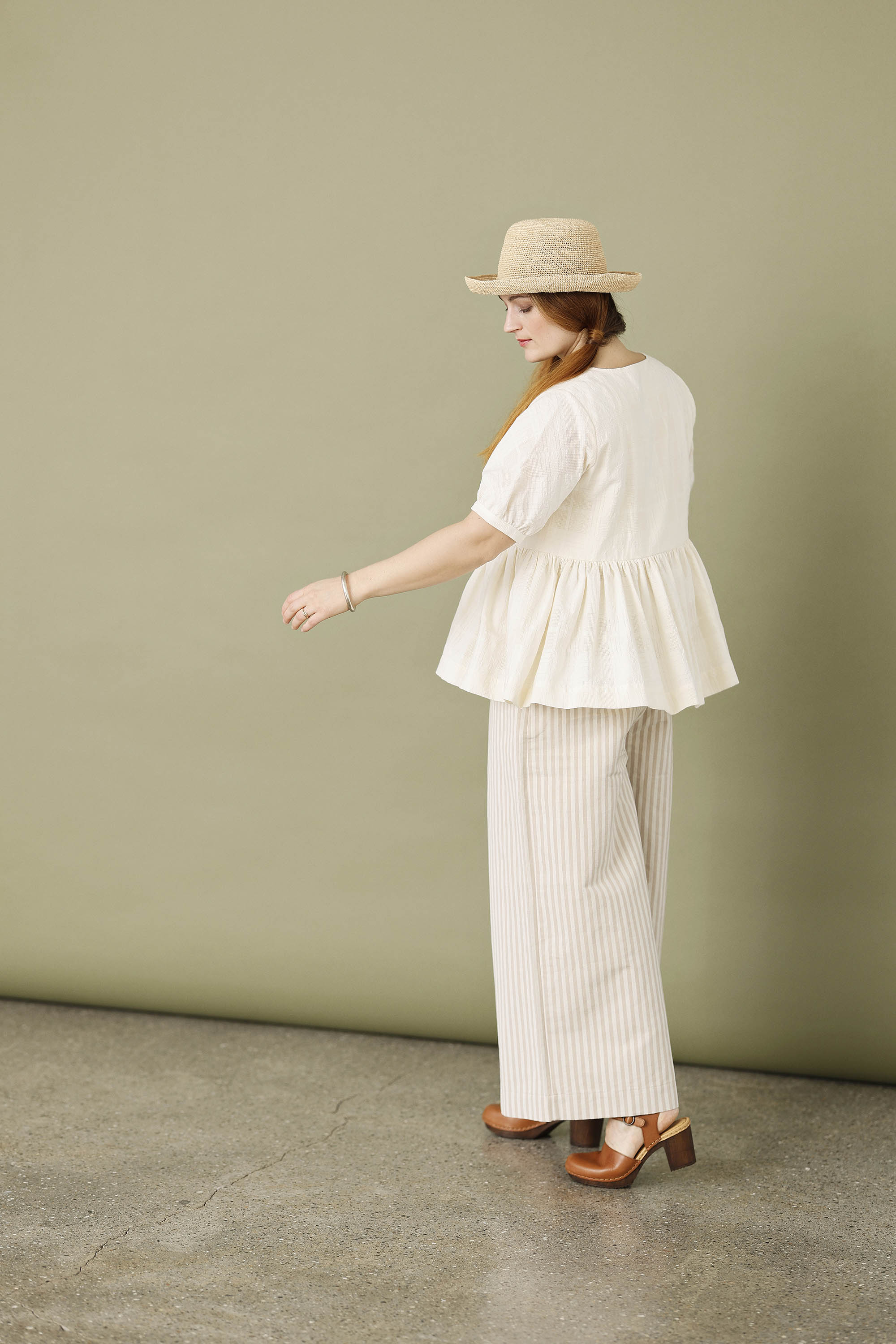 Cute little white cotton blouse