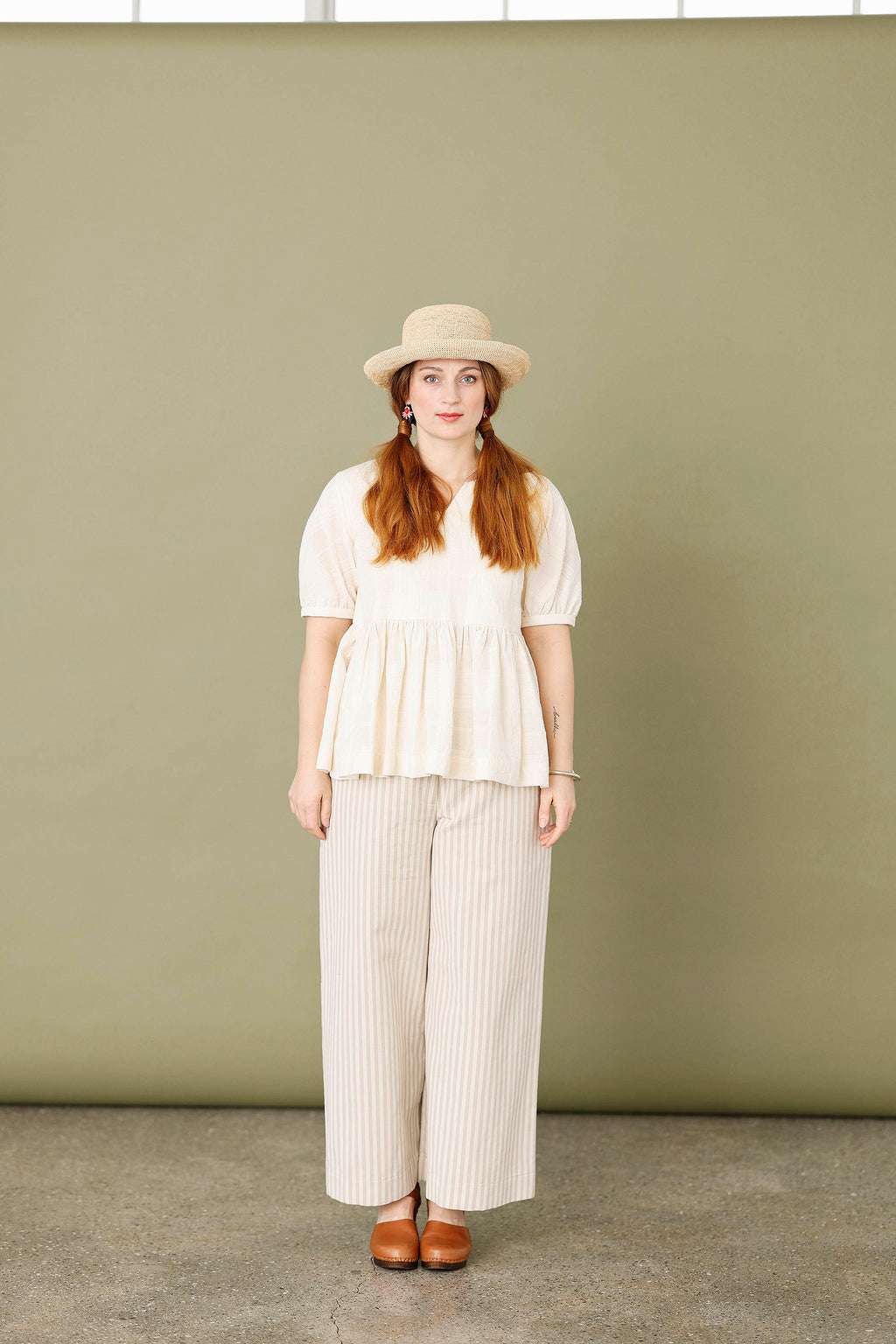Cute little white cotton blouse