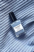 Nail polish in a light blue shade from Nailberry